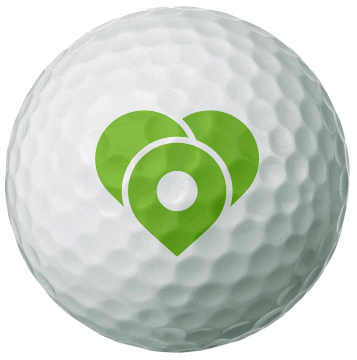 Targetaid Golfball Logo Greenheart Tp